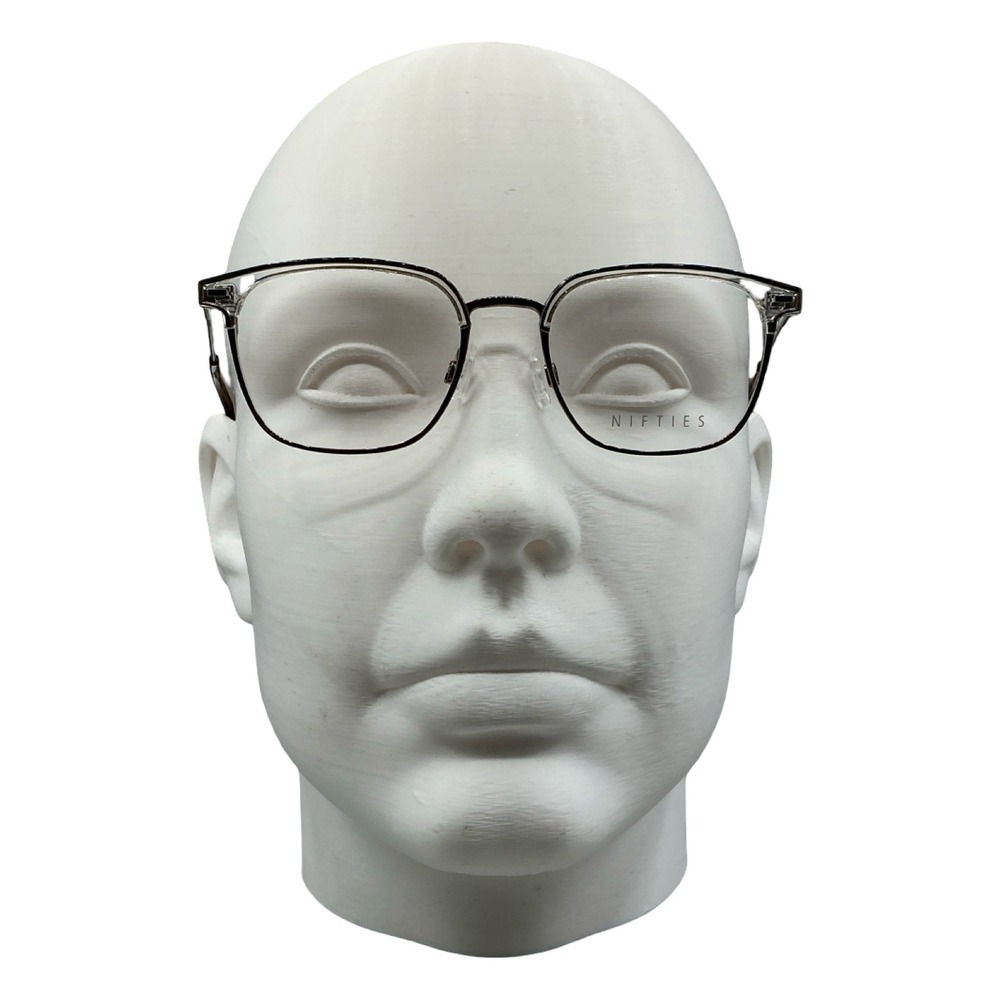 Nifties NI8537 Eyeglasses Frames Grey Tortoise Square 48-18-140